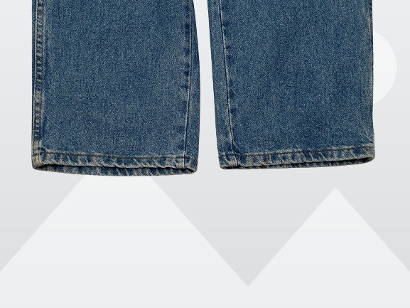 Rustler 87631SW Men's Stone Wash Blue Regular Fit Cotton Denim