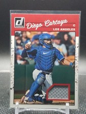 2023 Donruss Baseball Diego Cartaya Retro 1990 Relic Jersey Materials Dodgers