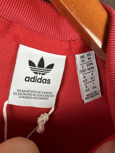 Adidas Originales 3 Rayas Escarlata Moda Body Deportes ED7506 Mujer Mediano - Imagen 3 de 7