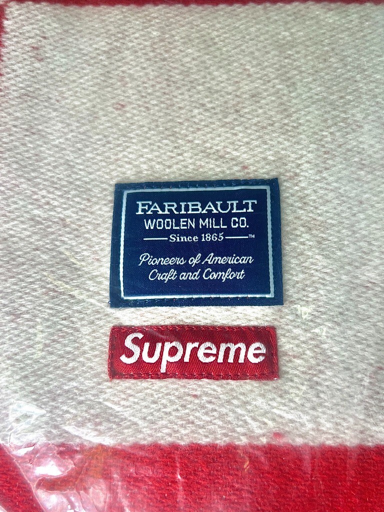 布団・毛布 Supreme Faribault Woolen Checkerboard New Supreme
