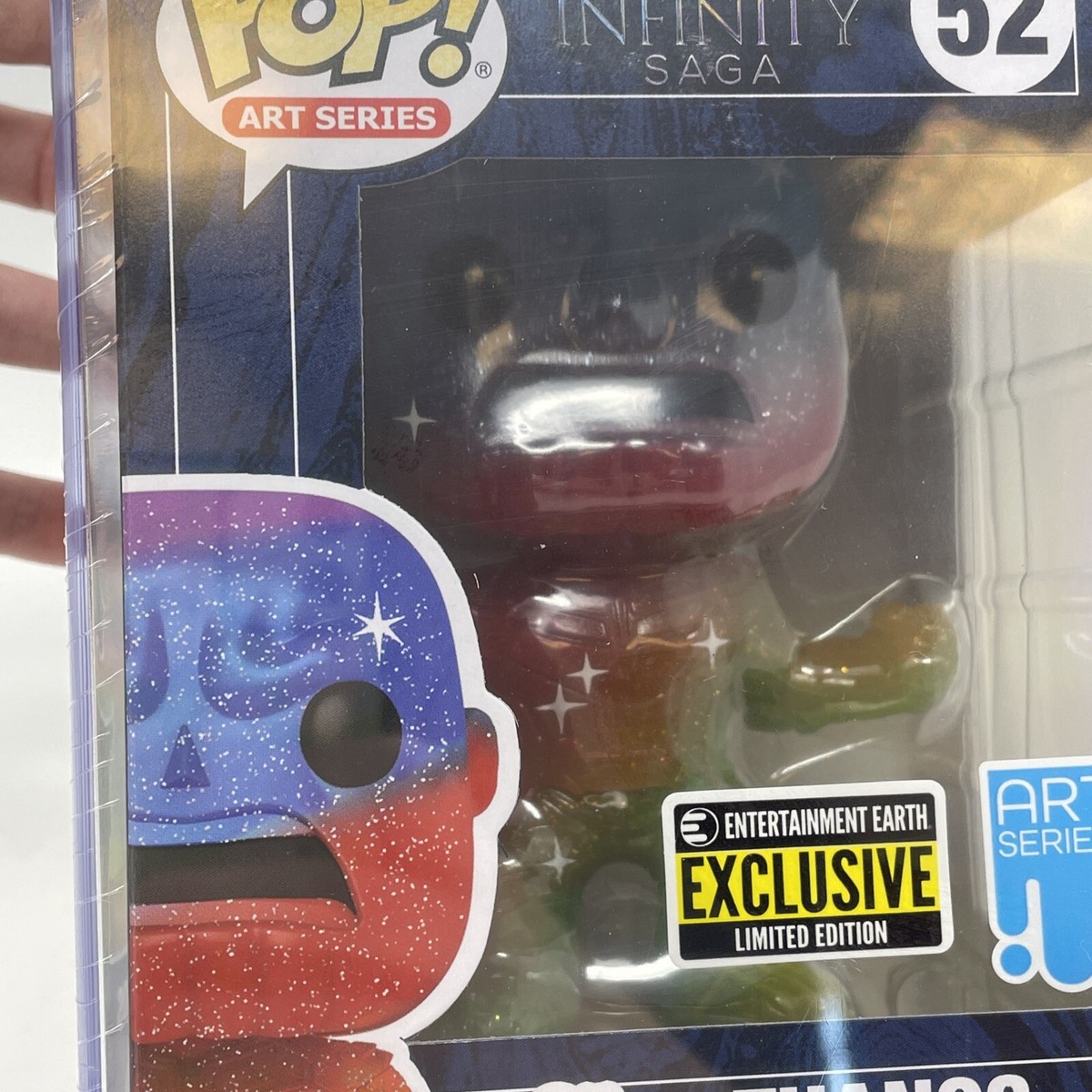 Funko Pop Marvel Thanos Infinity Saga Artist Series #52 – Exclusive Special Edition - Figurine Pop Marvel Multicolore
