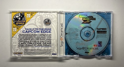 Marvel vs. Capcom 2 (Dreamcast, 2000) - Complete - CIB - Tested - Picture 6 of 9