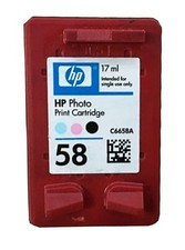 HP 58/C6658AN Photo Tri-Color Ink Cartridge for DeskJet 5650/9650