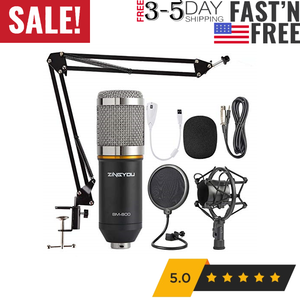 twitch mic microphone podcast setup streaming channel equipment kit