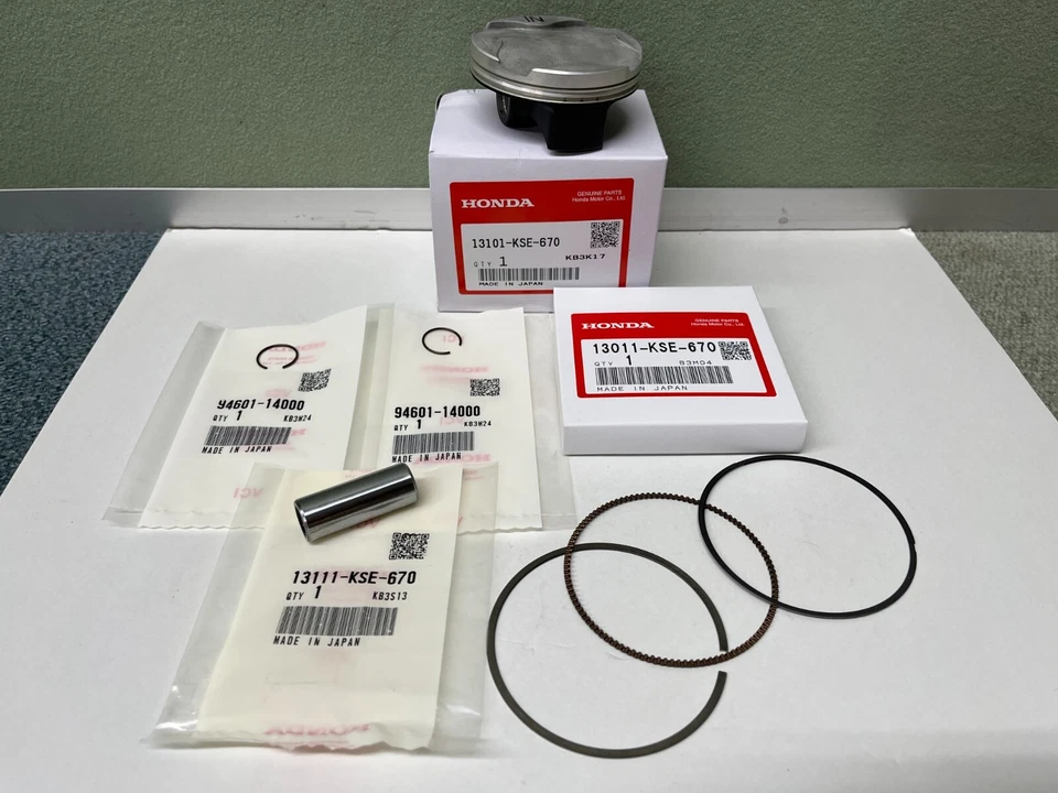Honda Nouveau Ensemble De Pistons OEM 2007-2009 CRF150R CRF150RB 13101-KSE-670 - Photo 1/1
