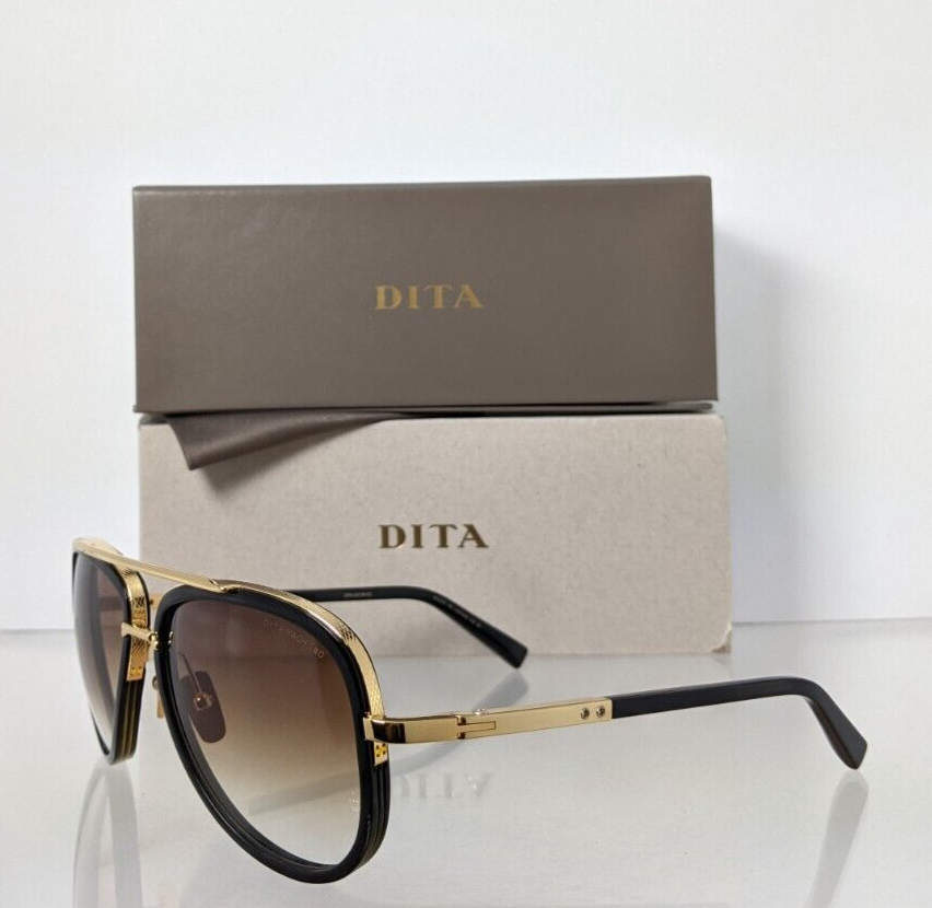 New Authentic Dita Sunglasses Mach Two DRX 2031B Black Gold New Authentic Dita Sunglasses Mach Two DRX 2031B Black Gold