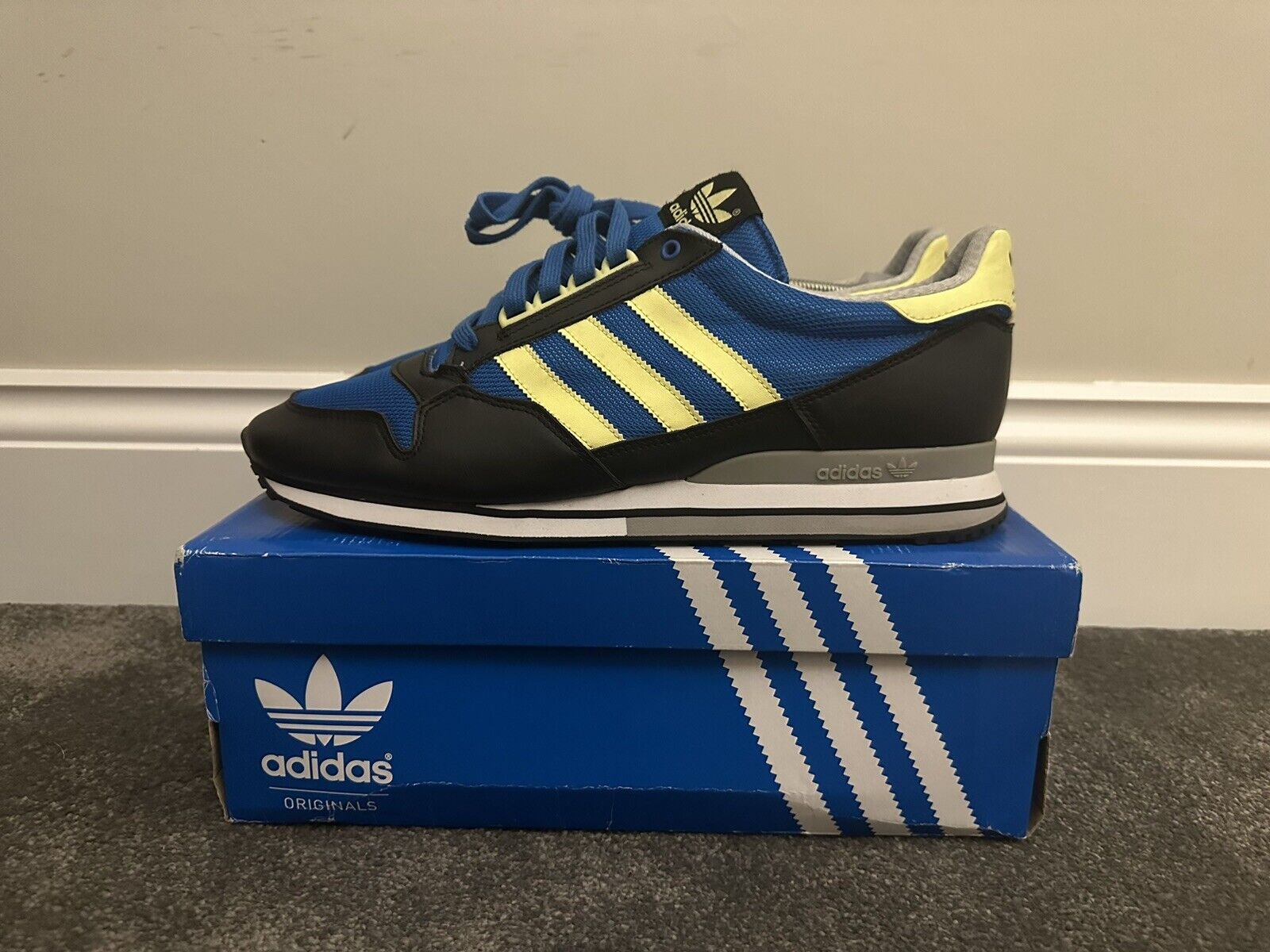 Adidas ZX 500 OG Blue/Black/Yellow - UK11.5 - 2013 | eBay