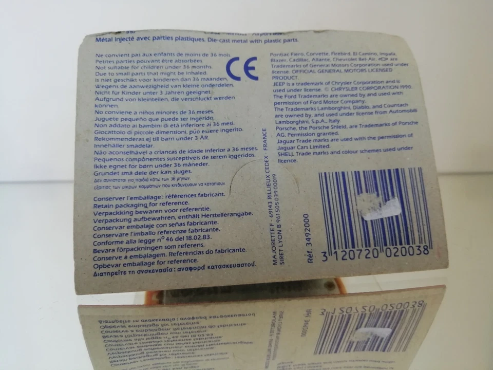 Majorette Peugeot 405 T16 Camel On Card - Photo 3/3