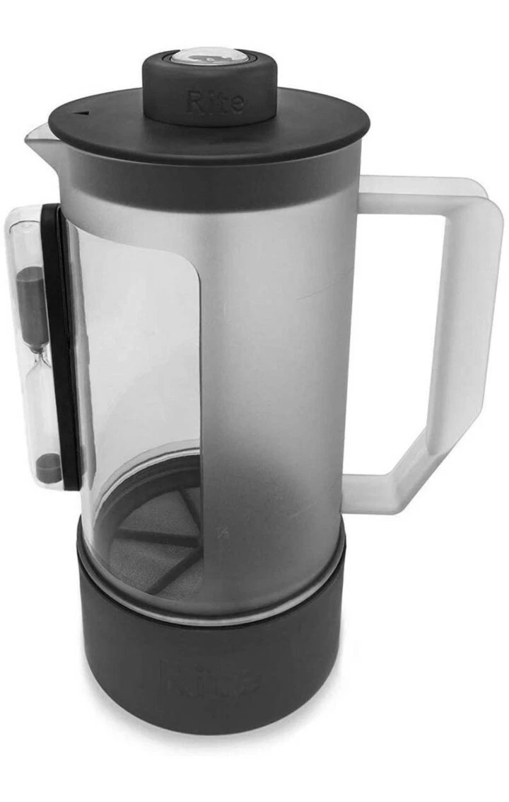 Rite Press Essential Plus, French Press Coffee Maker, 8 Cups, No Mess/Easy Clean