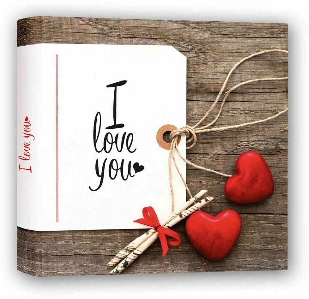 ALBUM FOTOGRAFICO TRADIZIONALE I LOVE YOU 30 FOGLI 24X24 VALENTINE
