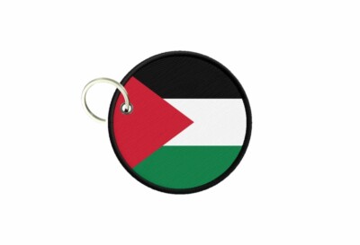 Palestine Rond Modèle Sans Couture De Drapeau Fond De Palestinien Icônes De Vecteur De Cercle