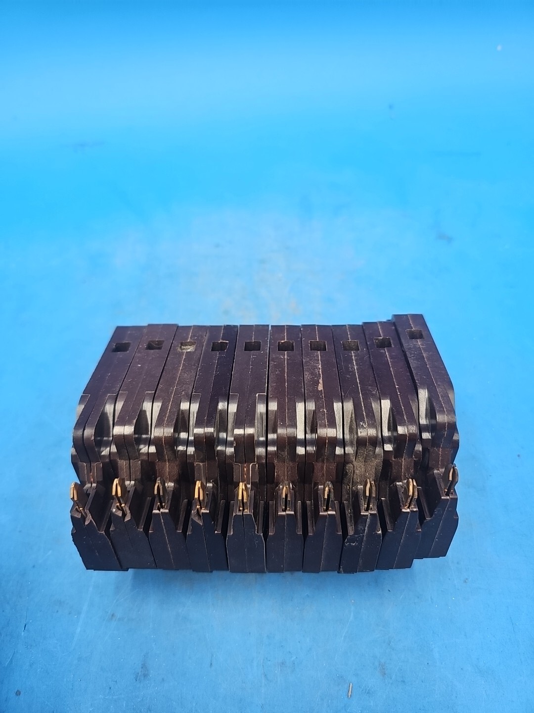 LOT OF 10 Federal Pacific FPE NC120 20 Amp 1 Pole Stab-Lok Circuit Breakers.