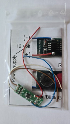 Flash circuit for lighting kits, model making, Star Trek,