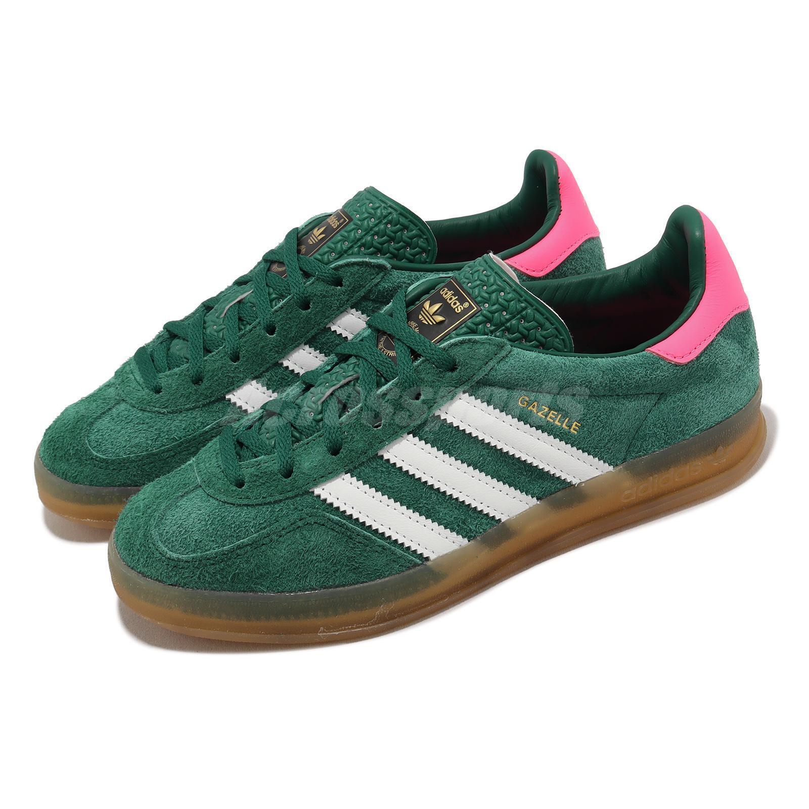 adidas Originals Gazelle Indoor W Collegiate Green Pink Gum Women Casual  IG5929