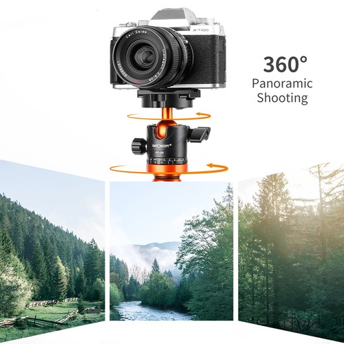 K&F Concept 78inch Camera Tripod Aluminum w/ 360 Degree Ball Head fr DSLR Camera - Picture 8 of 11