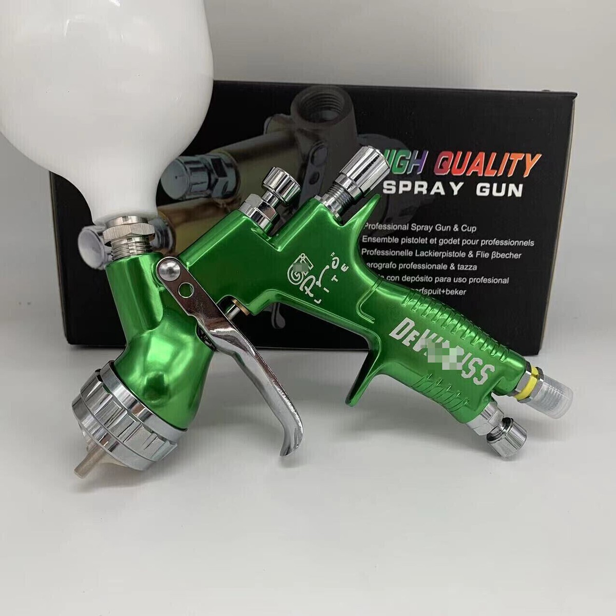 Green primer TE20 1.3mm Nozzle 600ml cup Car Pain Tool Pistol for