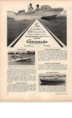 1959 PAPER AD Commando 14' Deluxe Jet $795 19' Cruiser | eBay UK