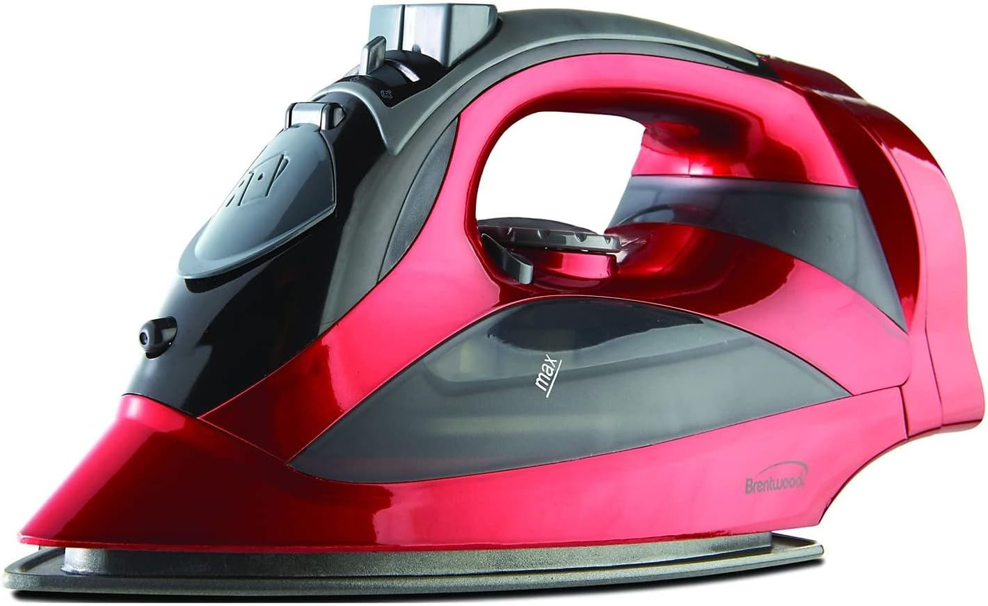 With Retractable Cord, Non-stick, Red