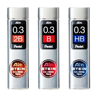 [PENTEL] Ain Stein Lead C273 0.3mm HB/B/2B - 15 pcs/pack (Select)