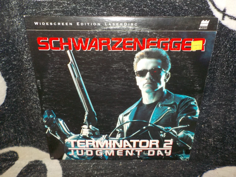 The Terminator 1 & 2 Widescreen Laserdisc LD Arnold Schwarzenegger Free Ship $50 - Image 4 of 4