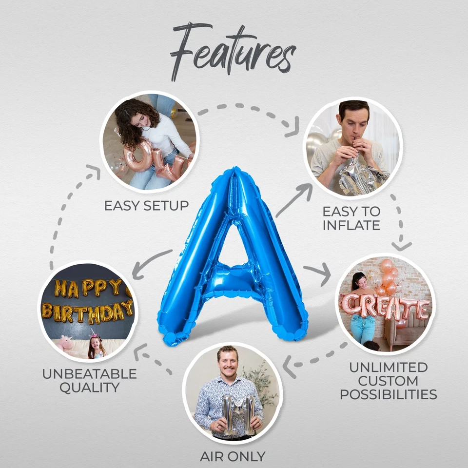 Баннер с воздушным шаром HAPPY 21ST Letter — украшения для вечеринки на 21-й день рождения, 21 год - Изображение 3 из 4