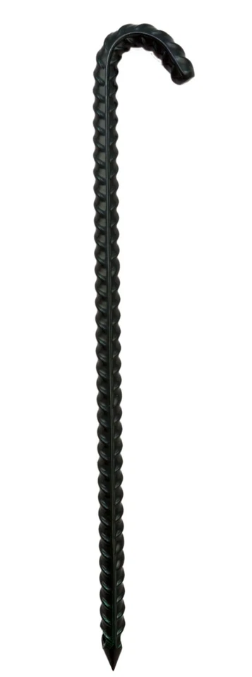 STARKE ARMIERTE Erdhaken Erdnägel Erdspieß Heringe VERZINKT+LACKIERT Ø 8mm 23cm - Bild 2 von 4