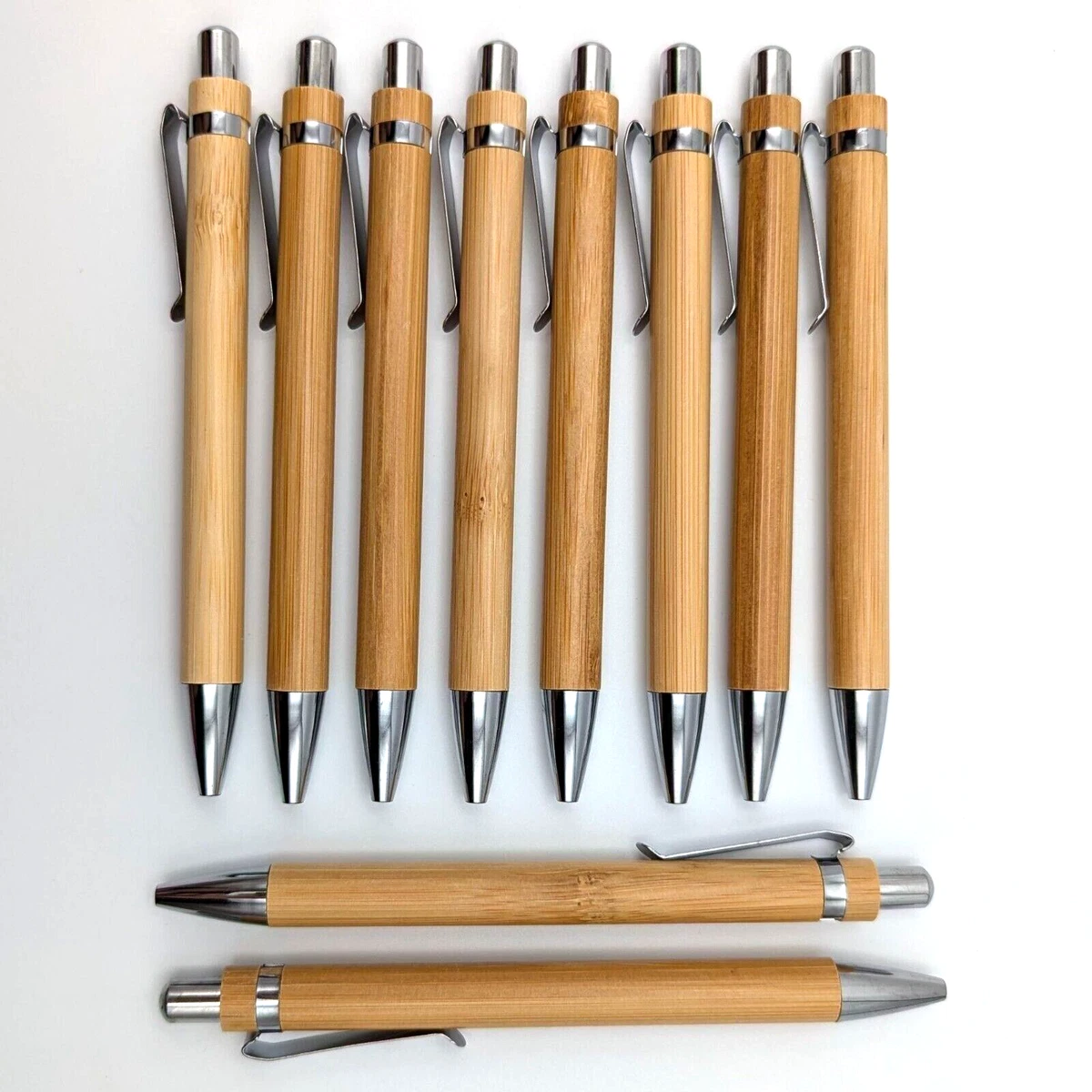 SIPLIV 2 Pcs Wooden Fountain Pens Handcrafted Wood Pen