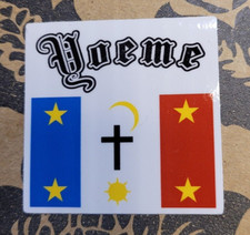 Flag of The Yoeme Sticker Yaqui Sticker 2x2 g...