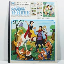 Vintage Snow White Puzzle and Story 1973