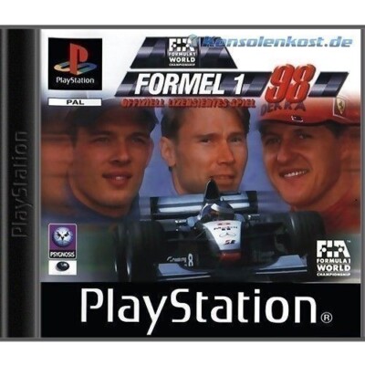 PS1 / Sony Playstation 1 Spiel - Formel 1 '98 mit OVP OVP beschädigt