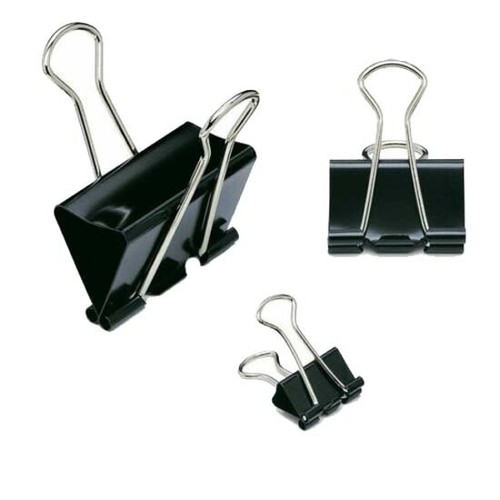 10 BULLDOG FOLDBACK LETTER CLIP Metal Binder PAPER GRIP Binding Office School - Picture 4 of 4