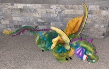 Melissa And Doug Multi Color Plush Dragon Large