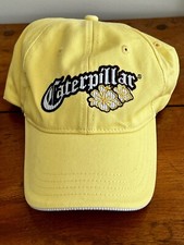 Embroidered Caterpillar Adjustable Back Ball Cap Yellow DadCore