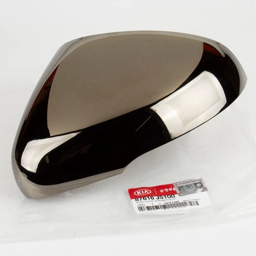 GENUINE Kia Side Mirror Cover Dark Chrome LEFT for 18-20 Stinger 87616-J5100