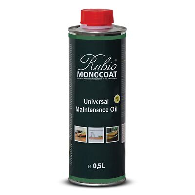 Rubio Monocoat Universal Maintenance Oil 05 L VOC Free Satin Finish Wood Care