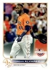 2022 Topps Opening Day Yordan Alvarez Houston Astros #106