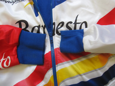 Chemise Polaire Cycliste Vintage Nalini Banesto Campagnolo - Taille L/XL, Blanc, Occasion