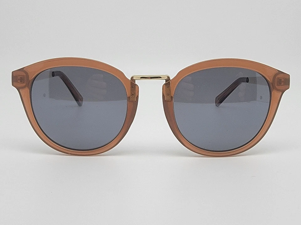 Lucky Brand D942 Crystal Peach Gold Frame Grey Lens Sunglasses 51-21-147 - Image 2 of 4