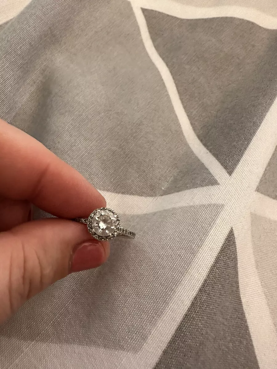 Pandora big diamond ring outlet