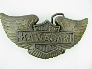 kawasaki belt buckle
