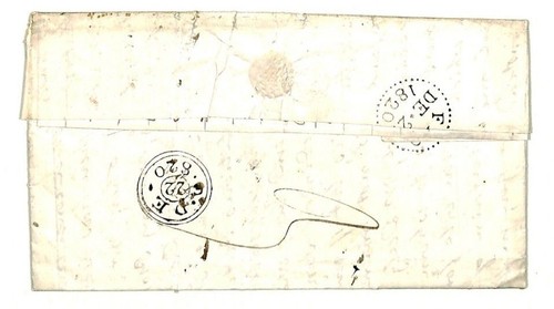 BELGIUM MARITIME Cover *Ostende* GB Norfolk *Kirby Bedon* 1820 {samwells}F286 - Picture 2 of 6