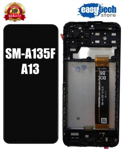 Samsung A13 4G SM-A135 F FRAME Display LCD Touch Schermo Pari ORIGINALE - Afbeelding 1 van 7