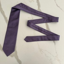 Brooks Brothers Makers Tie Men's Microblock 100 Silk Necktie Handmade In USA