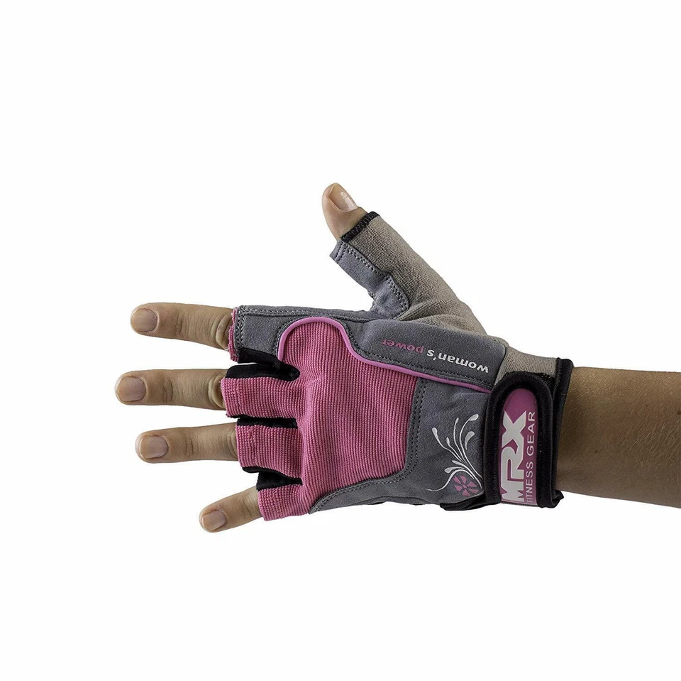 Guantes de levantamiento de pesas para mujer MRX Entrenamiento de gimnasio Guante de ciclismo Foto 4 de 4