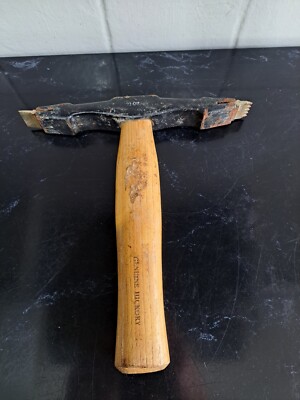 DOPPELKOPF ZIEGEL KUPPLUNG ZISELHAMMER ECHTER HICKORY-GRIFF ORIGINALGETREU