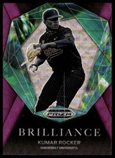 Kumar Rocker 2022 Panini Prizm Draft Picks #BR-KR Brilliance Prizms Purple Wave