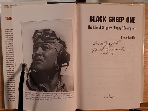 SIGNED Black Sheep One: Life of Gregory "Pappy" Boyington by Bruce Gamble HC - Picture 5 of 6
