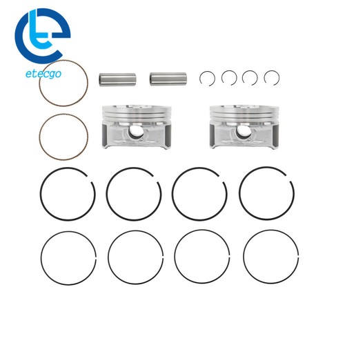 2×Cast Aluminium Cylinder Piston Kit for Polaris Ranger 800 2009 2010 2011-2016 - Foto 6 di 10