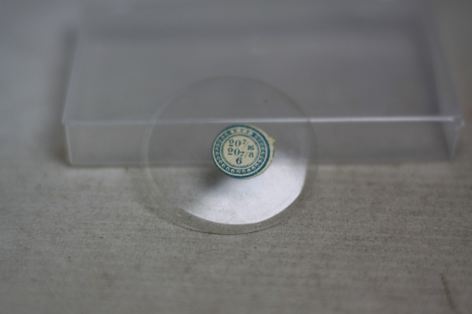 NEW OLD STOCK POCKET WATCH GLASS CRYSTAL VTF 20 7/16 20 7/8 6 27k eBay