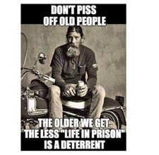 717 - Don't Piss Off Old People Fridge Refrigerator Magnet